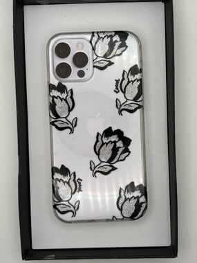 Coach Protective Case for iPhone 12 Desert Tulip Black  NEW